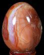 Colorful Carnelian Agate Egg #55546-1